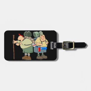 Lustige Wanderer Outdoor-Abenteuer Camping-Humor Gepäckanhänger