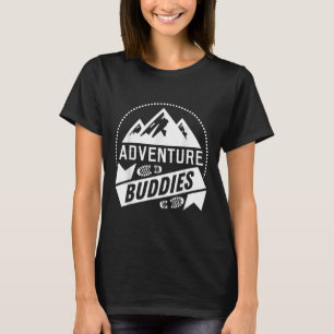 Lustige Wanderer-Wanderabenteuer-Kameraden Camping T-Shirt