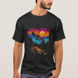 Lustige Wandern Kunst Für Männer Frauen Outdoor Wa T-Shirt
