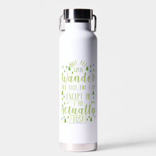 Lustige Wanderweisheit   Trinkflasche