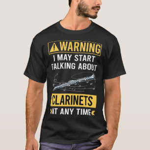 Lustige Warn-Klarinette T-Shirt