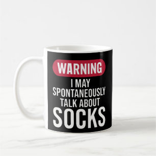 Lustige Warnung Ich Könnte Spontan Über Socken Red Kaffeetasse