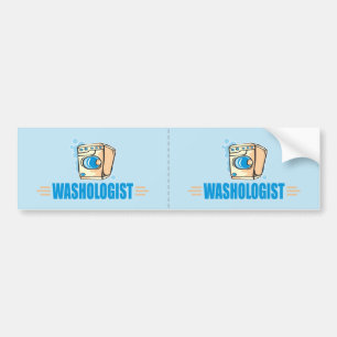 Lustige Wäscherei Autoaufkleber