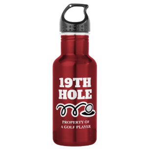 Lustige Wasserflasche als Geschenk für Golfspieler