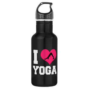 Lustige Wasserflasche Liebe I Yoga