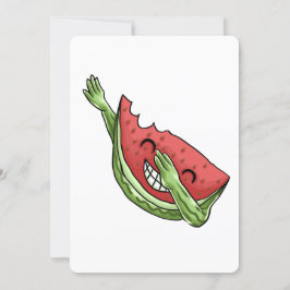 lustige Wassermelone Einladung