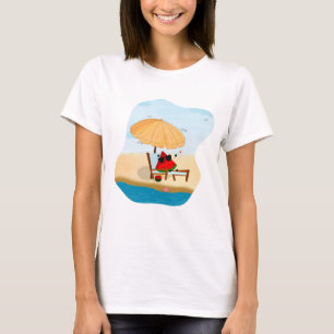 Lustige Wassermelonen-Illustration T-Shirt