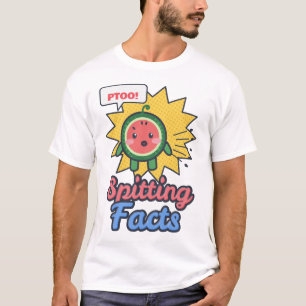 Lustige Wassermelonen-Witze Fakten Spucken T-Shirt