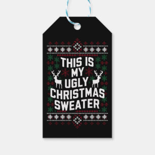 Lustige Weihnachten Das ist mein hässlicher Weihna Geschenkanhänger