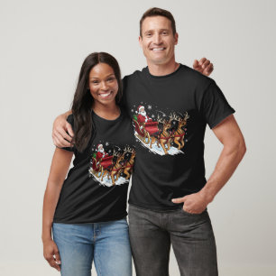 Lustige Weihnachten Deutscher Schäferhund Hunde Li T-Shirt