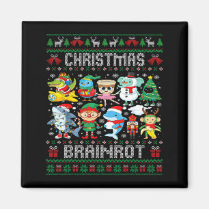 Lustige Weihnachten Italienische Gehirnerweichung Magnet