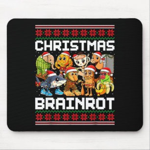 Lustige Weihnachten Italienische Gehirnerweichung Mousepad