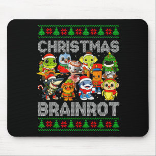Lustige Weihnachten Italienische Gehirnerweichung  Mousepad