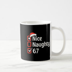 Lustige Weihnachten Karierte Liste Nett Böse 6 7 M Kaffeetasse