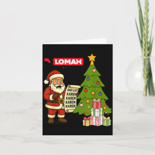 Lustige Weihnachten Karte