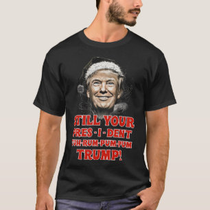 Lustige Weihnachten Präsident Trump Pyjama Hässlic T-Shirt