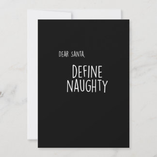 Lustige Weihnachten Unartige Netter Santa-Checklis