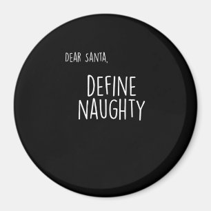 Lustige Weihnachten Unartige Netter Weihnachtsmann Magnet