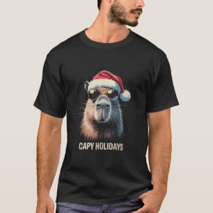 Lustige Weihnachts-Capy-Feiertage Xmas Capybara T-Shirt