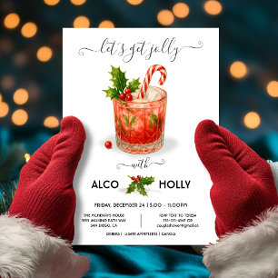 Lustige Weihnachts-Cocktailparty-Einladung Einladung