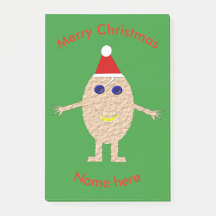 Lustige Weihnachts-Ei-Post-it-Notizblock Post-it Klebezettel