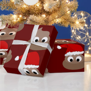 LUSTIGE WEIHNACHTS-Geschenkpapier MIT KOT Geschenkpapier