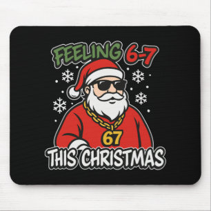 Lustige Weihnachts-Kinder 6-7 67 Sechs Sieben Meme Mousepad
