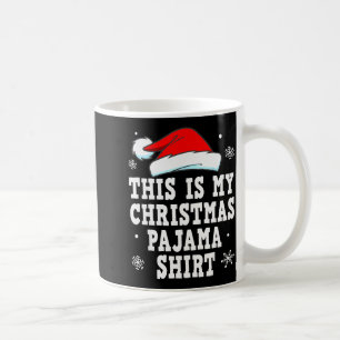 Lustige Weihnachts-Pyjama-Outfits für Männer und F Kaffeetasse
