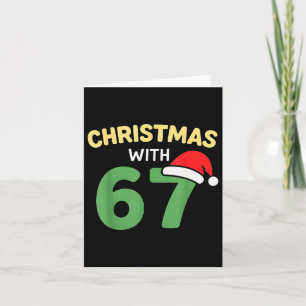 Lustige Weihnachts-Shirts mit 67 Meme-Trendy-Witz Karte