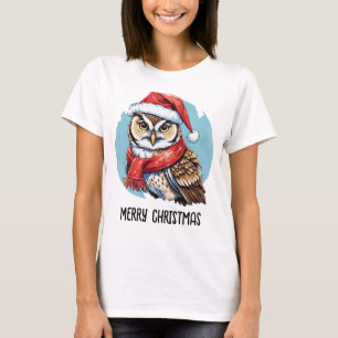 Lustige Weihnachts-Tierfavoriten - Eule 1 T-Shirt