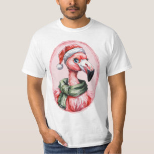 Lustige Weihnachts-Tierfavoriten - Flamingo 1 T-Shirt