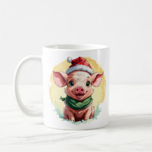 Lustige Weihnachts-Tierfavoriten - Piglet 1 Kaffeetasse