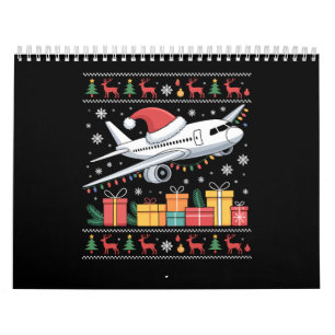 Lustige Weihnachtsbeleuchtung Baum Weihnachtsmann  Kalender