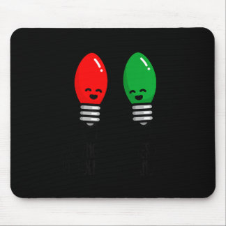 Lustige Weihnachtsbeleuchtung Wortspiel bei der Ar Mousepad