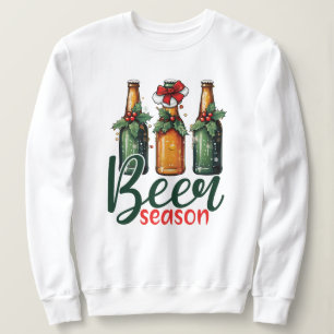 Lustige Weihnachtsbier-Saison Sweatshirt