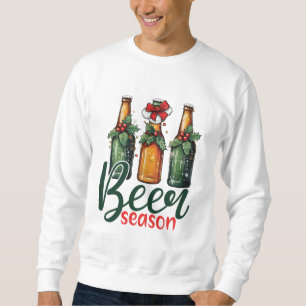 Lustige Weihnachtsbier Saison Sweatshirt