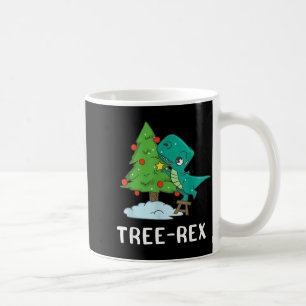 Lustige Weihnachtsdinosaurier Weihnachtsbaum Rex C Kaffeetasse