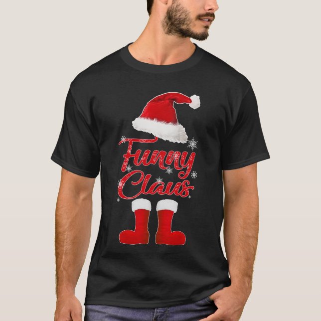lustige Weihnachtsfamilie passend T-Shirt (Vorderseite)