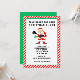 Lustige Weihnachtsfeier Einladung