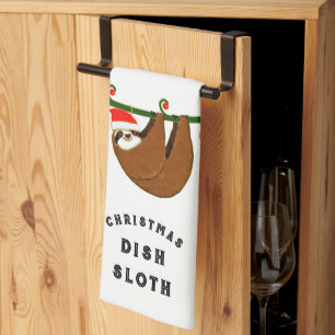 Lustige Weihnachtsfeier Geschirrtuch