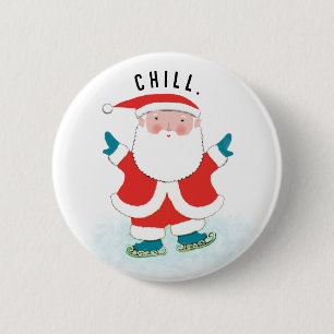 Lustige Weihnachtsferien Button