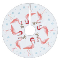 Lustige Weihnachtsflamingo-Sankt-Renkostüme