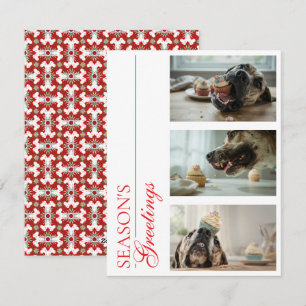 Lustige Weihnachtsgrüße Deutsche Dogge Feiertagskarte