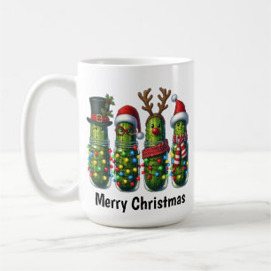 Lustige Weihnachtsgurke Kaffeetasse