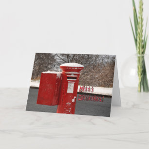 Lustige Weihnachtskarte Feiertagskarte