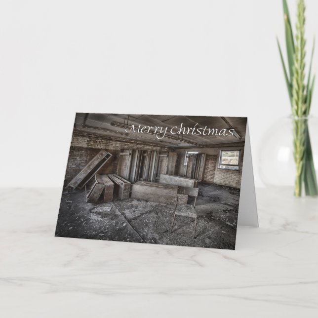 Lustige Weihnachtskarte Feiertagskarte (Vorderseite)