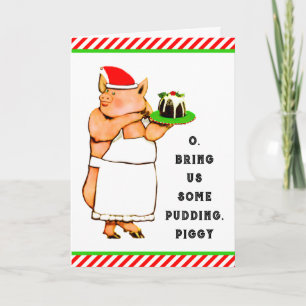 lustige Weihnachtskarten Feiertagskarte