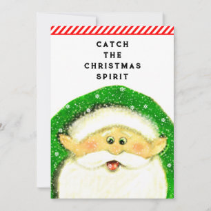 Lustige Weihnachtskarten für Kinder