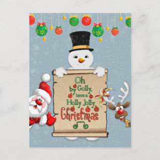 Lustige Weihnachtskartengrüße Weihnachtspostkarte Postkarte