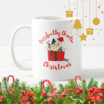 Lustige Weihnachtskatze Meowy Humor Geschenk